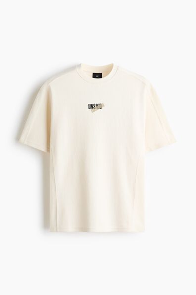 Loose Fit Printed cotton T-shirt