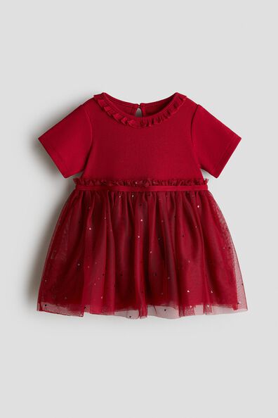 Tulle-skirt dress