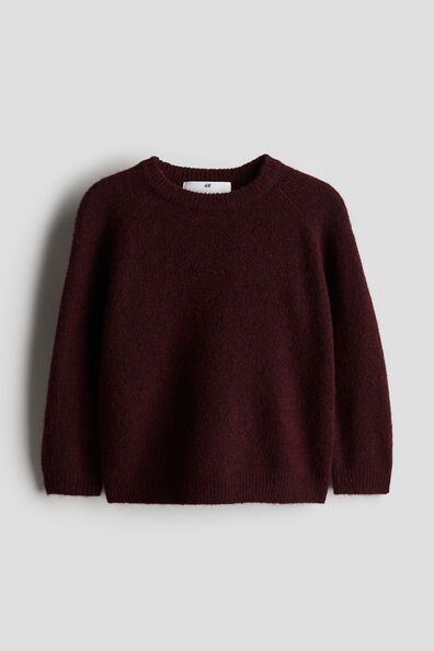 Raglan-sleeved jumper