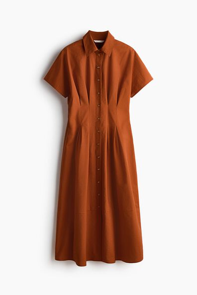 Waisted shirt dress