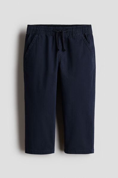 Cotton twill joggers