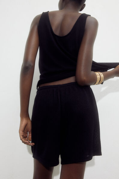 Knitted vest top