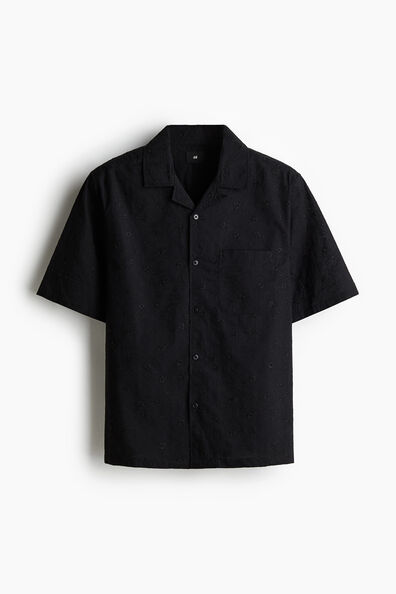 Regular Fit Embroidered resort shirt