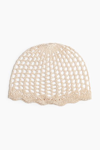 Crochet-look hat