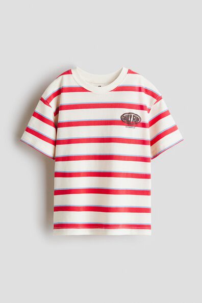 Printed piqué T-shirt