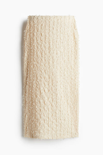 Frayed skirt