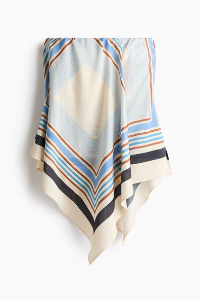 Asymmetric bandeau top