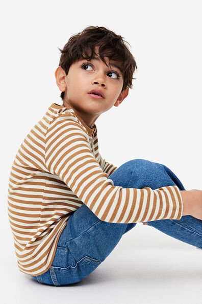 2-pack ribbed Henley tops
