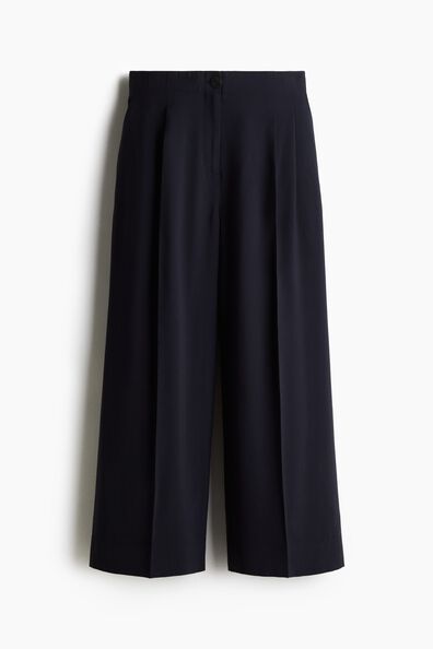 Wide ankle-length trousers