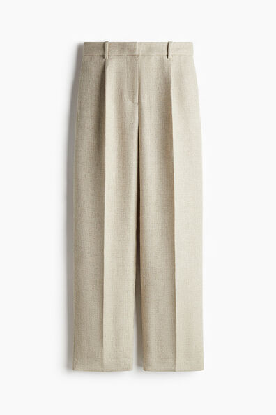 Tapered tailored trousers