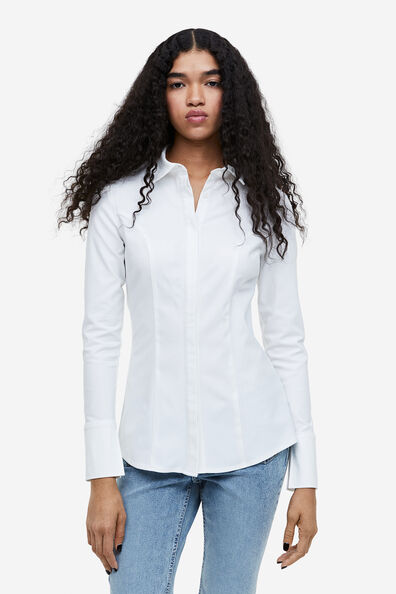 Tapered-waist shirt