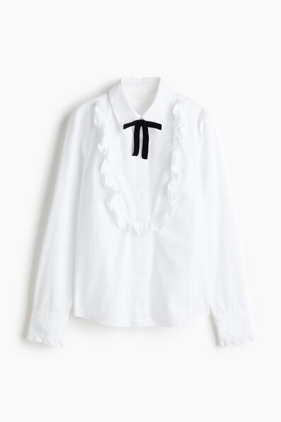 Tuxedo-style shirt