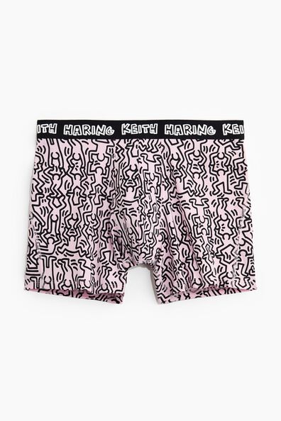 3-pack print-motif cotton trunks