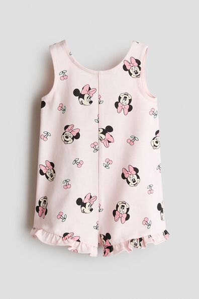 Printed romper suit