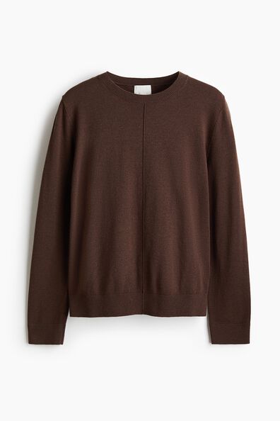 Fine-knit jumper