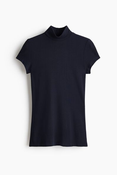 Turtleneck viscose top
