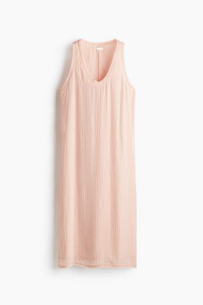 Rhinestone-embellished chiffon dress