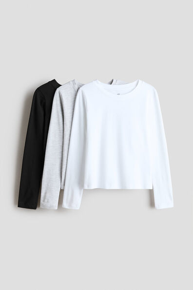 3-pack long-sleeved T-shirts