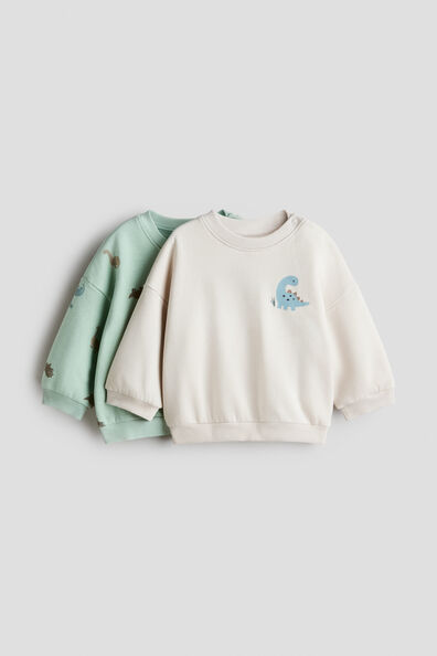 2-pack printed sweatshirts