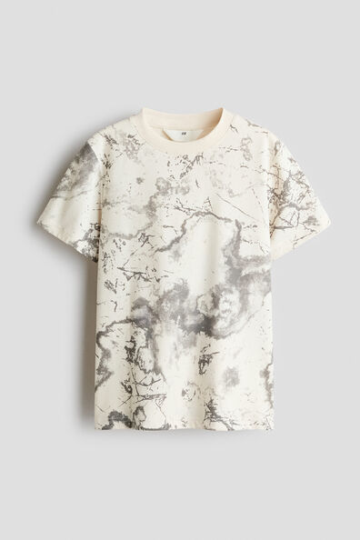 Printed cotton T-shirt