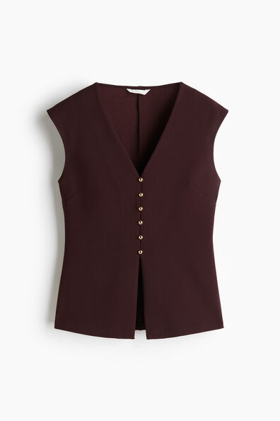 Interlock waistcoat