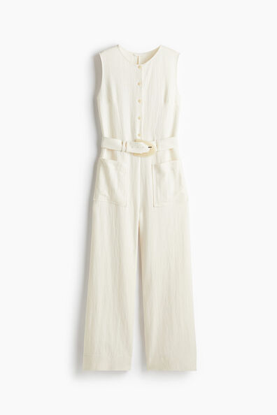 Belted jumpsuit