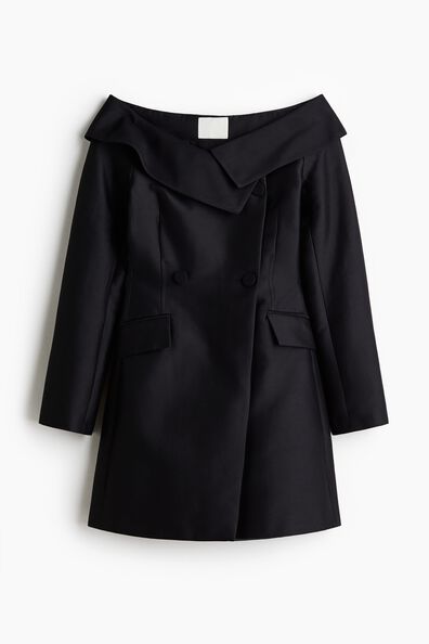 Double-breasted blazer dress