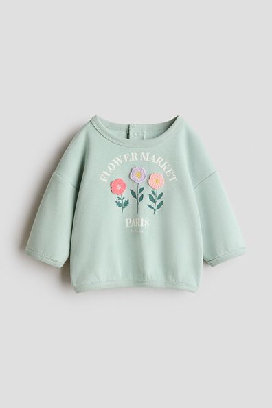 Motif-detail sweatshirt