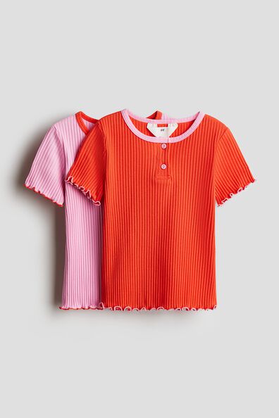 2-pack cotton jersey tops