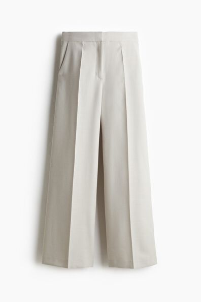 Wide tailored trousers