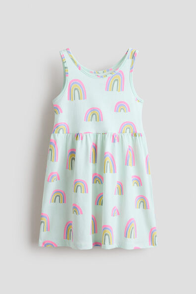 Patterned jersey dress
