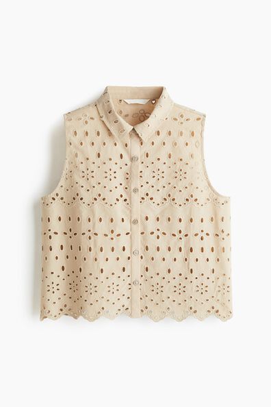 Broderie anglaise shirt