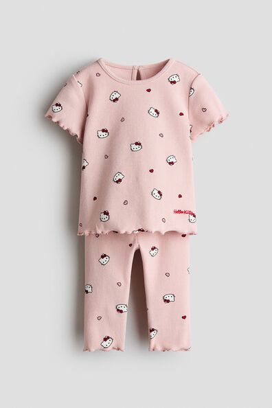 2-piece printed cotton set