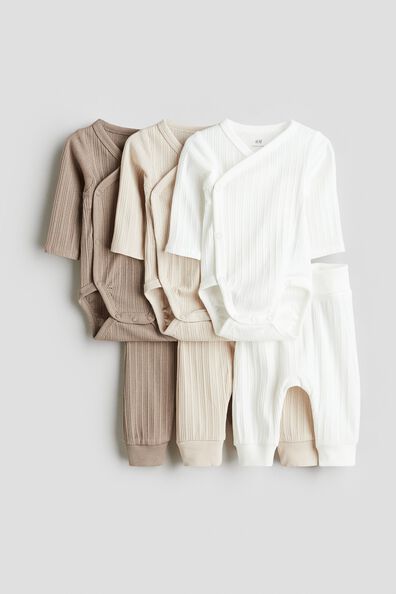 6-piece bodysuit and trousers set
