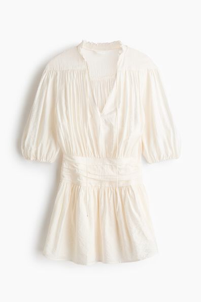 Draped tunic dress