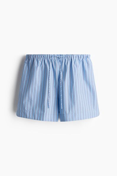 Cotton drawstring shorts