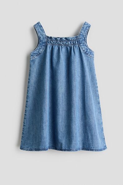 A-line denim dress