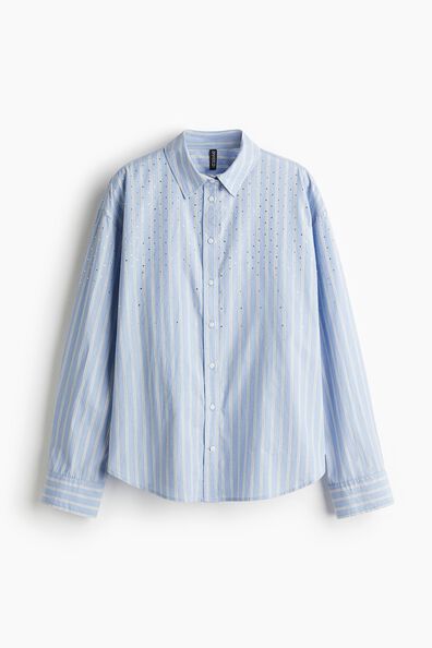 Oversized cotton shirt