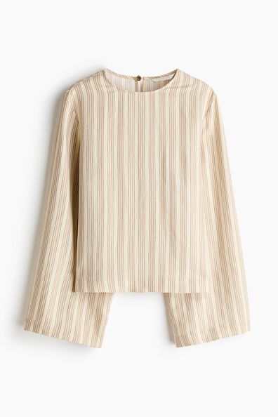 Viscose-blend blouse