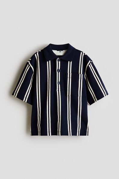 Cotton piqué polo shirt