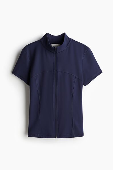 Short-sleeved running jacket with ShapeMove™
