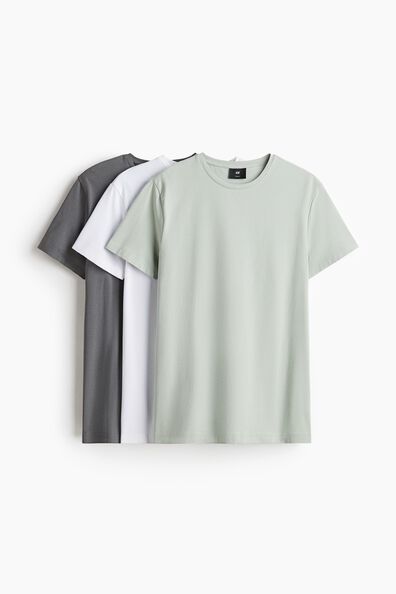 3-pack Slim Fit T-shirts
