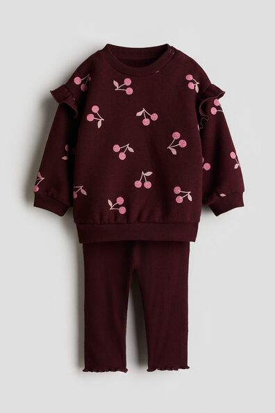 2-piece sweatshirt and leggings set