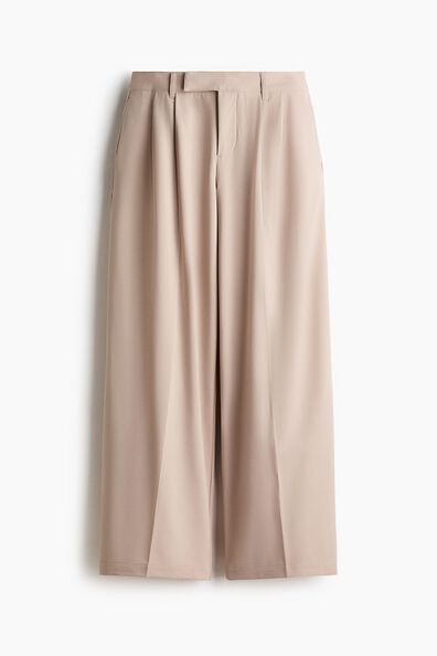 Wide tailored trousers