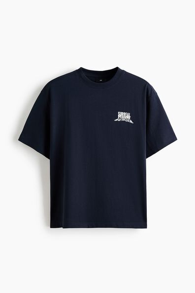 Loose Fit Printed cotton T-shirt