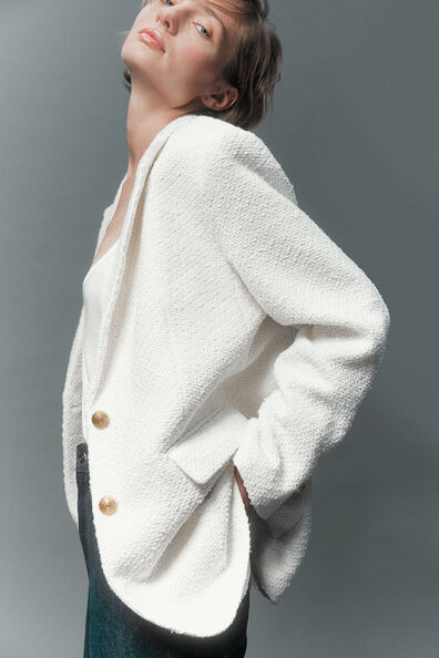 Bouclé blazer