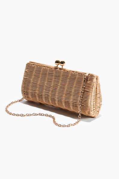Rattan clutch
