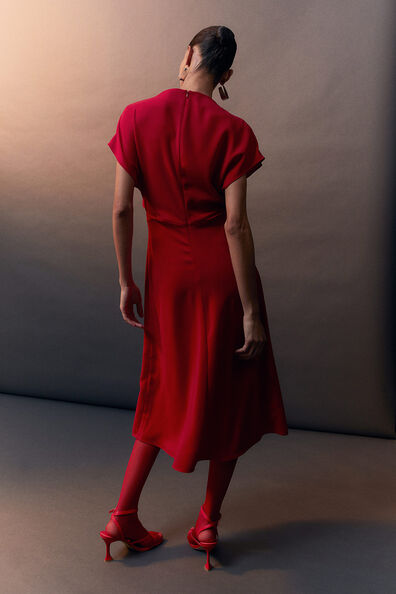 Tapered-waist dress