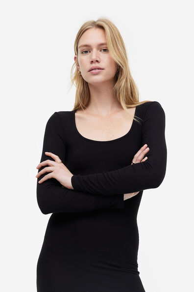Ribbed bodycon dress