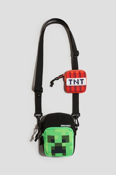 Print-motif crossbody bag